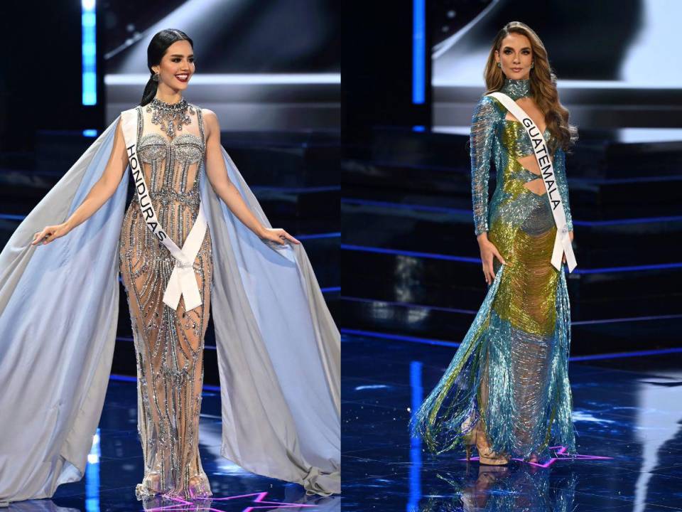 Miss Honduras y Miss Guatemala fueron ovacionadas cuando salieron usando su vestido de gala durante la noche de la competencia preliminar que se llevó a cabo en el Gimnasio Nacional José Adolfo Pineda, de San Salvador, El Salvador. Aquí las imágenes de su pasarela.