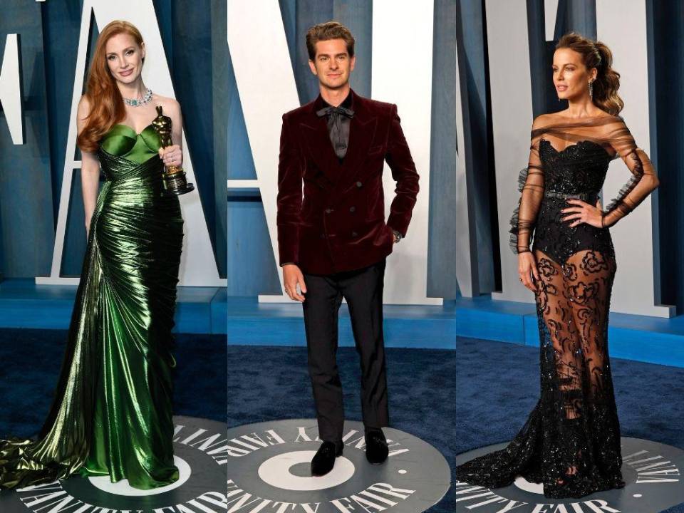 Elegancia, transparencia y color, así vistieron los famosos a la fiesta de Vanity Fair que se realizó después de los premios Oscar 2022.