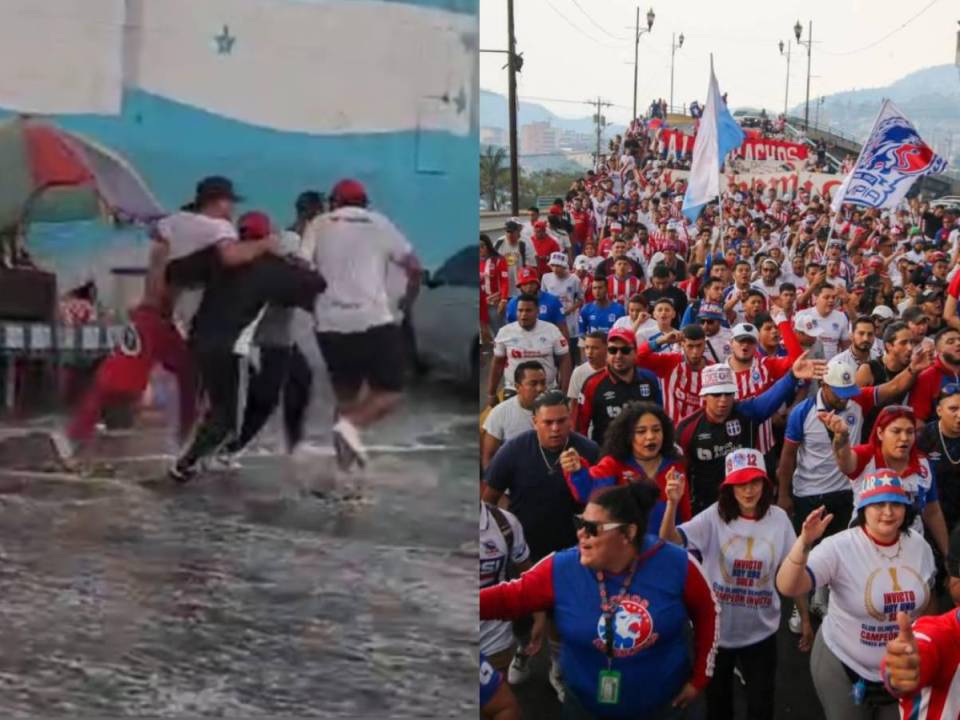 Las imágenes que se dieron previo al clásico de Olimpia vs Motagua por la fecha 16 del Clausura 2024