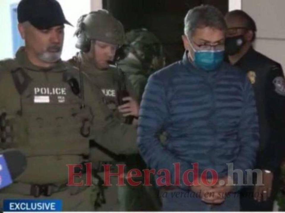 El expresidente Hernández es acusado por sus vínculos con el narcotráfico.