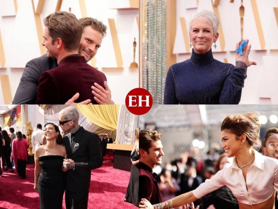 Besos, abrazos, felicitaciones y mucho glamour es lo que dejó la alfombra roja de los premios Oscar 2022. Los artistas fueron captados en su mejor momento, mientras hacían alarde de su buen vestir.