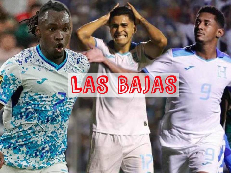 Reinaldo Rueda tiene que armar un equipo remendado producto de todas las bajas que la Selección de Honduras. Entre lesiones, suspensiones y decisiones técnicas, estas son las ausencias