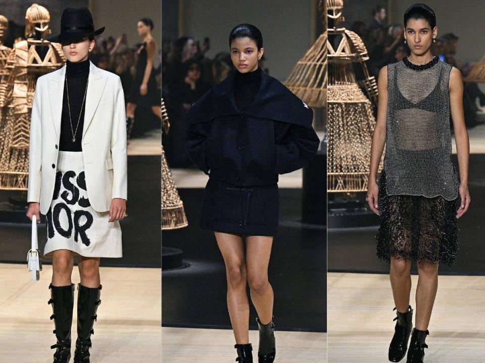 <b>Dior</b> rindió homenaje el martes a su “miss”, creación de los años sesenta cuando “la moda salía del taller para conquistar el mundo”, al ritmo de “Je t'aime, moi non plus”, del dúo Jane Birkin/ Serge Gainsbourg.