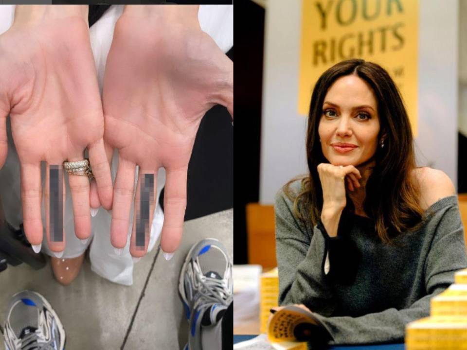 Aún está en incógnita lo que se ha tatuado la famosa Angelina Jolie.