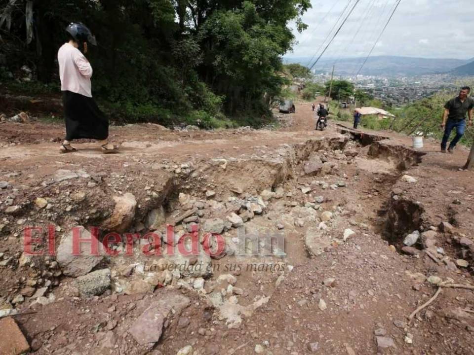 Imágenes de las zonas afectadas en la capital por las fuertes lluvias