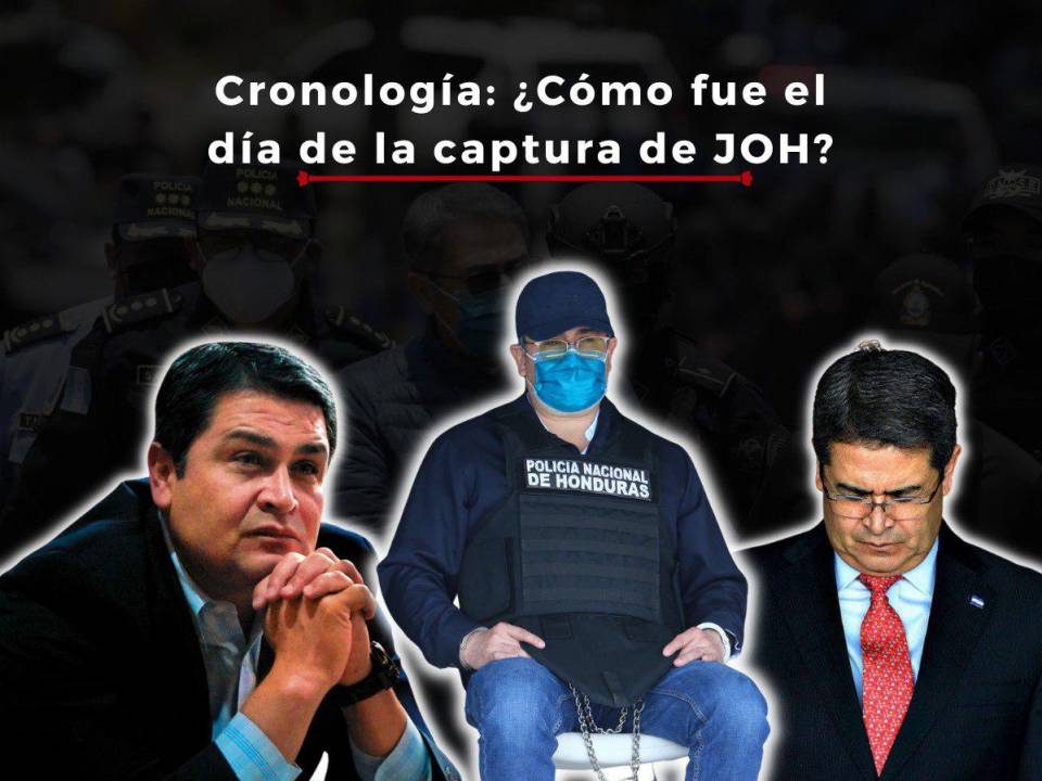 Un año se cumple este miércoles 15 de febrero de la captura del expresidente Juan Orlando Hernández.