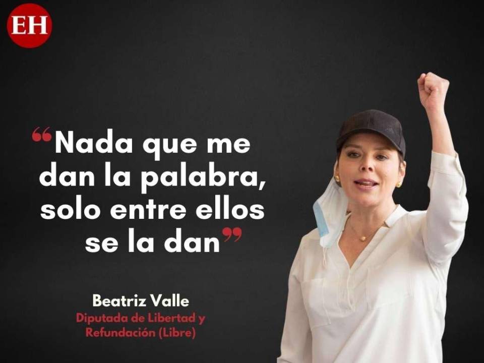 Las polémicas frases de Beatriz Valle en su regreso al Congreso Nacional