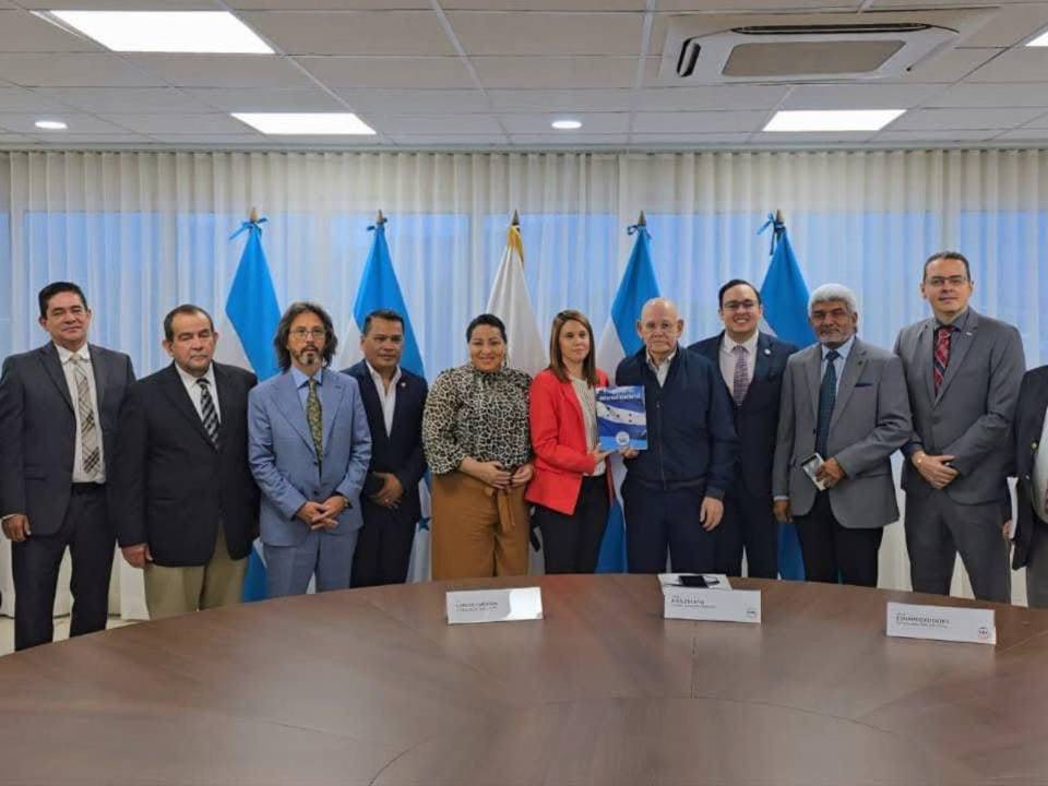 El pleno de consejeros del Consejo Nacional Electoral (CNE) conoció la propuesta de reforma a la Ley Electoral presentada por una comitiva de exautoridades del antiguo TNE, TSE y CNE el 23 de julio de 2026.