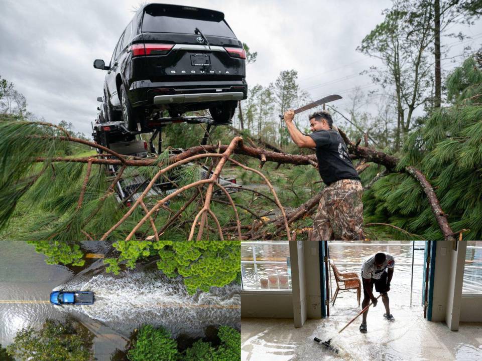 Florida se enfrenta este miércoles a vastas inundaciones tras el paso del huracán Idalia, ahora convertido en tormenta tropical, arrancara árboles y tendidos eléctricos a su paso y esté azotando el estado de Georgia. Estas son las imágenes de los daños.