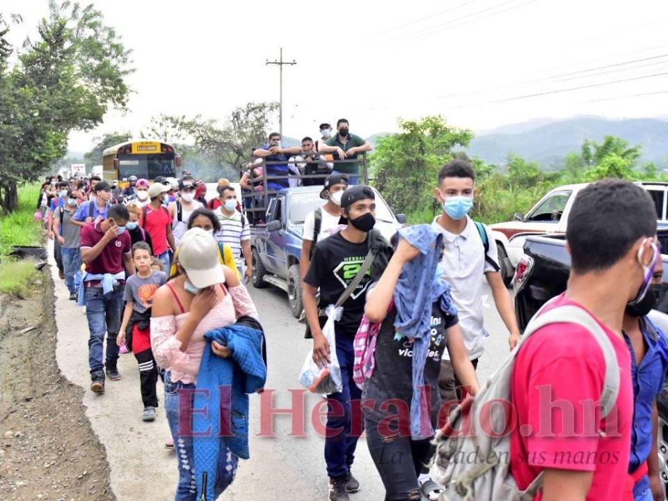 Las cifras en las deportaciones de hondureños se dispararon en este inicio del año 2022.