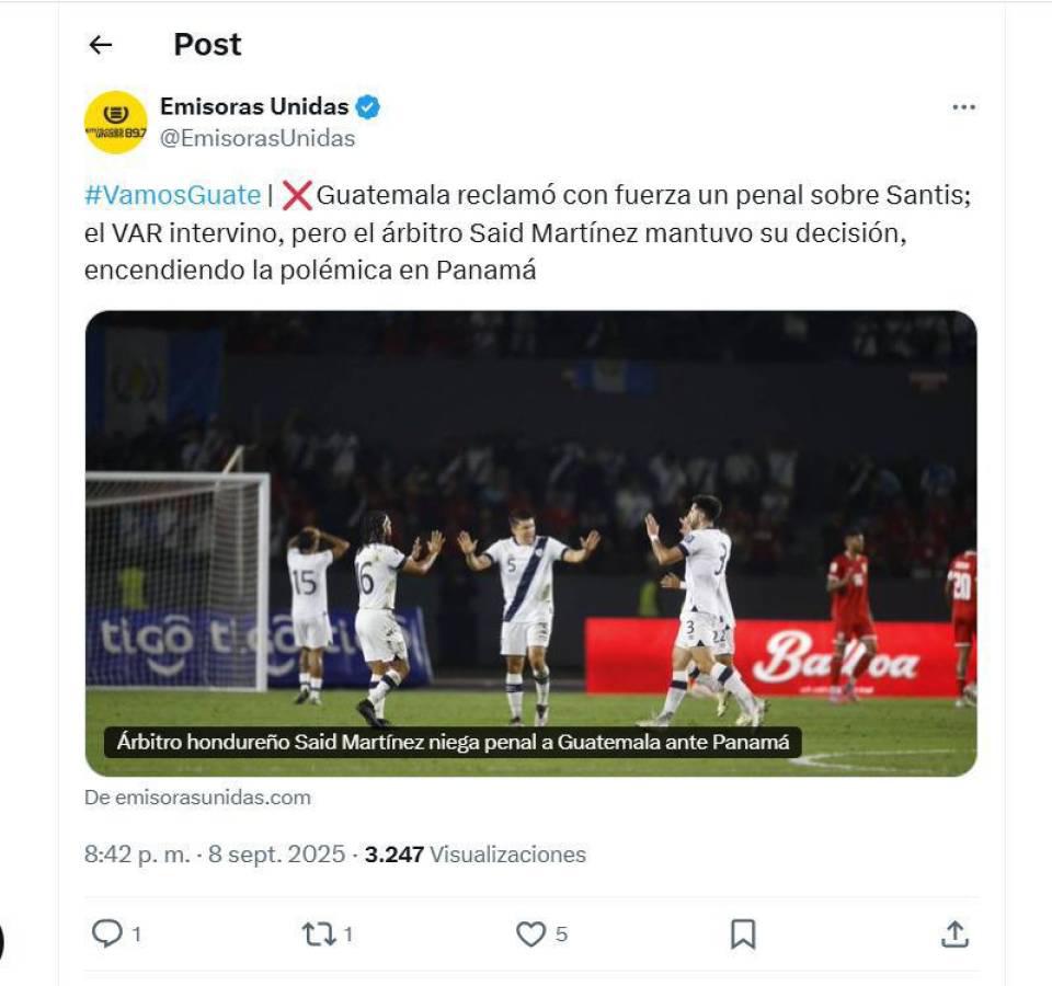 Prensa de Panamá reacciona molesta, críticas a Said Martínez y lo que dicen de Guatemala