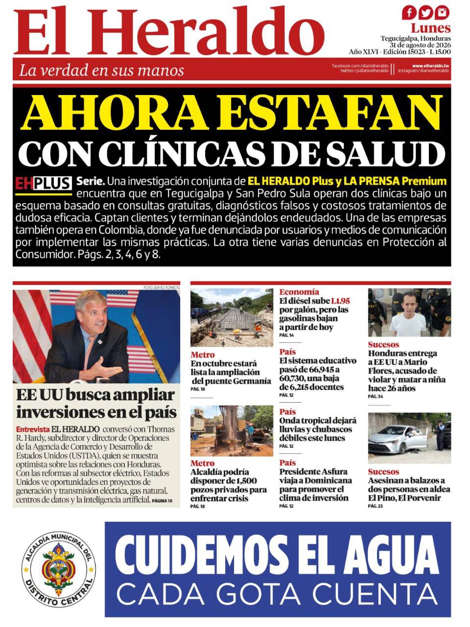 Ahora estafan con clínicas de salud