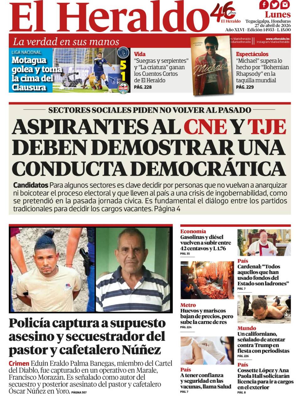 Aspirantes al CNE y TJE deben demostrar una conducta democrática