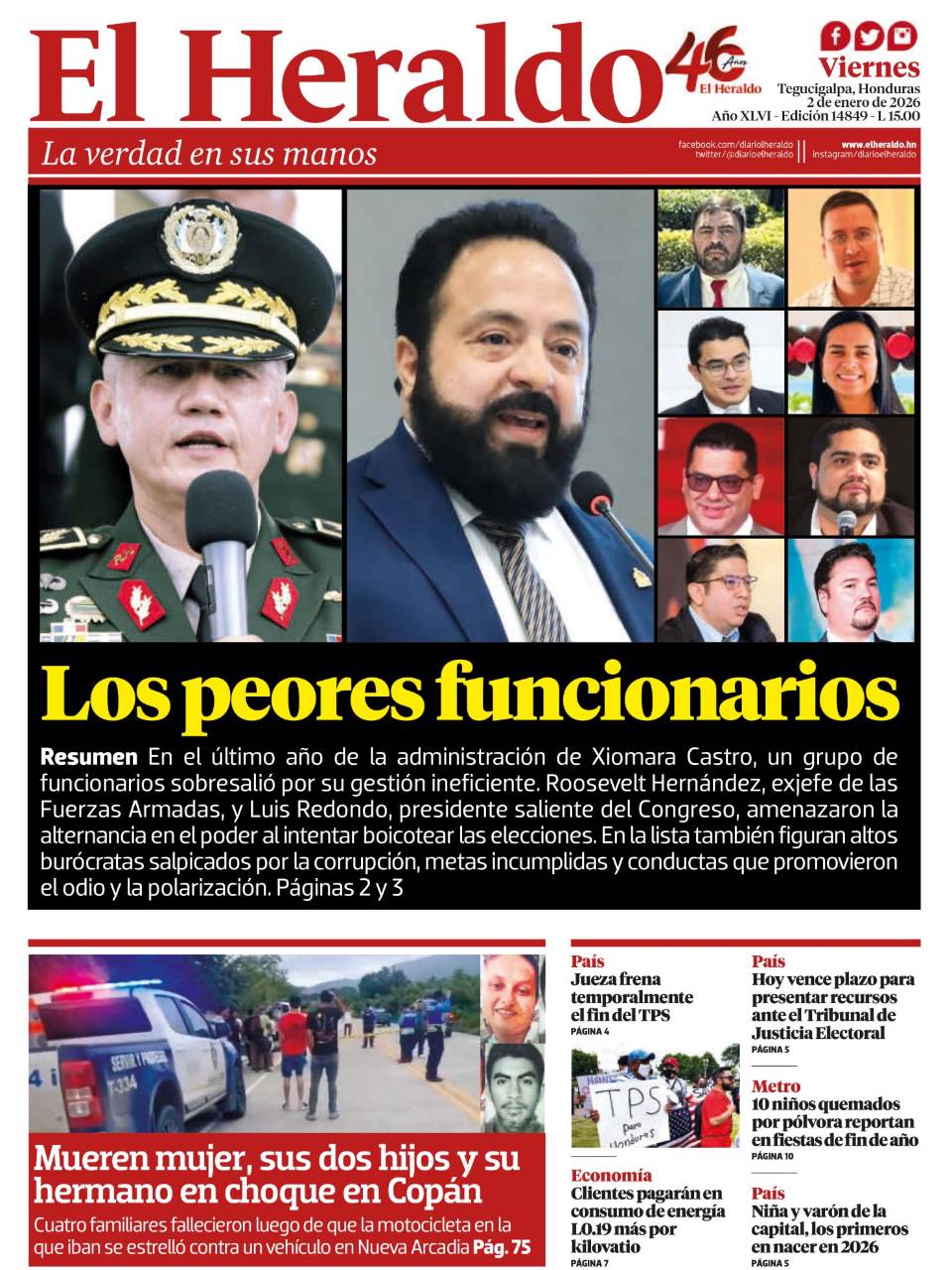 Los peores funcionarios