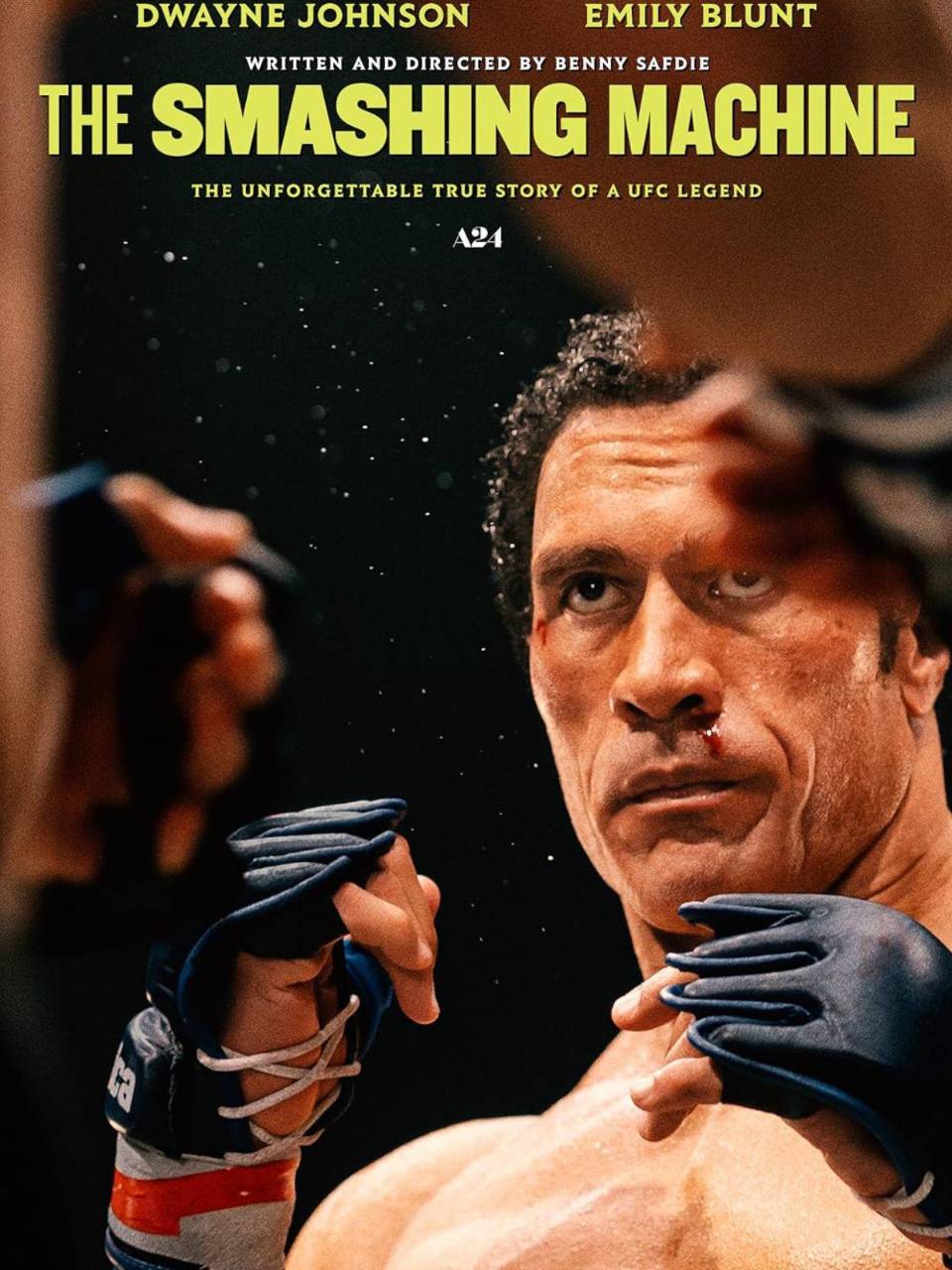 La cinta reconstruye la vida del luchador Mark Kerr, con Emily Blunt como coprotagonista.