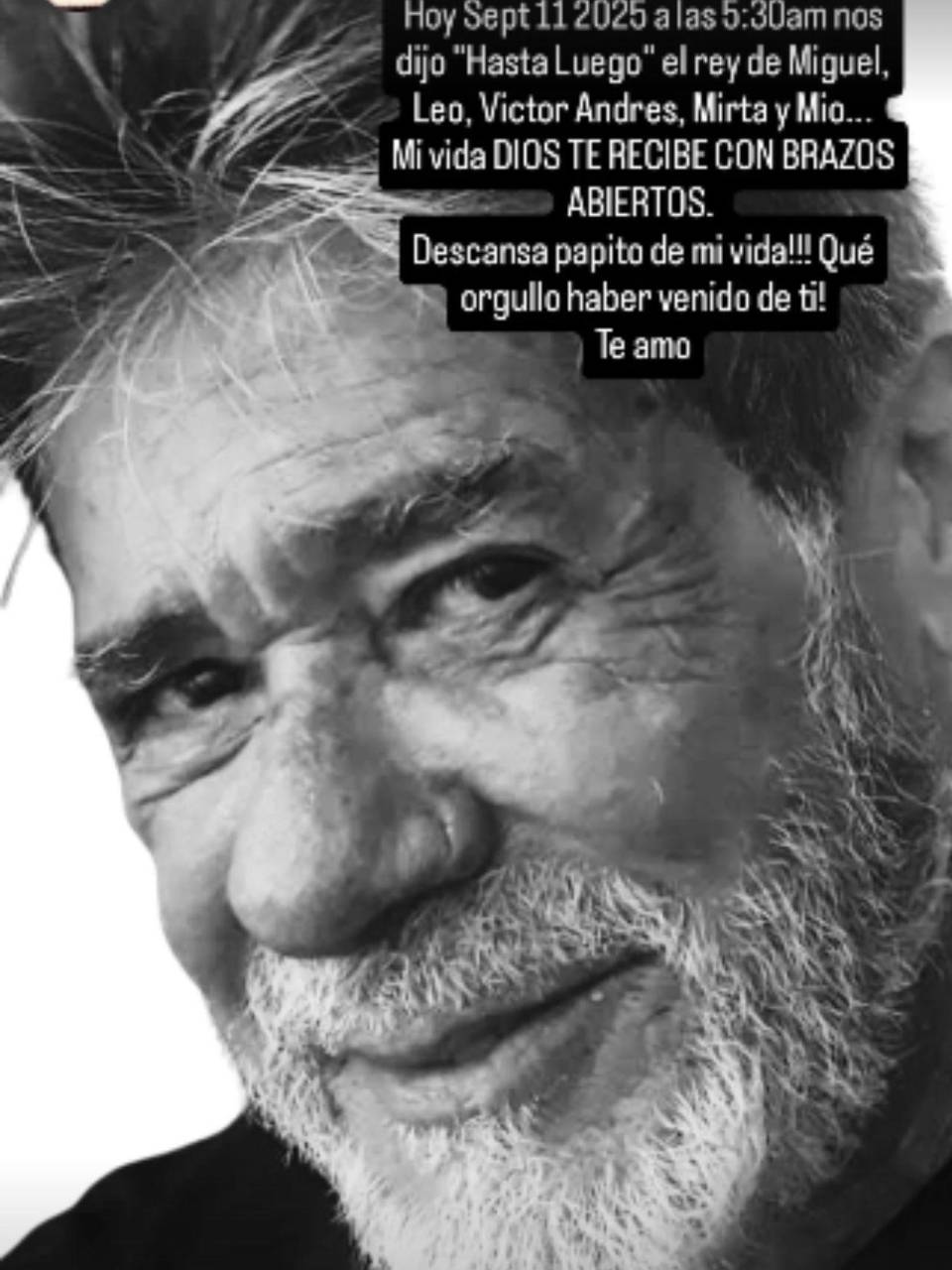 Murió Eduardo Serrano tras una batalla contra el cáncer