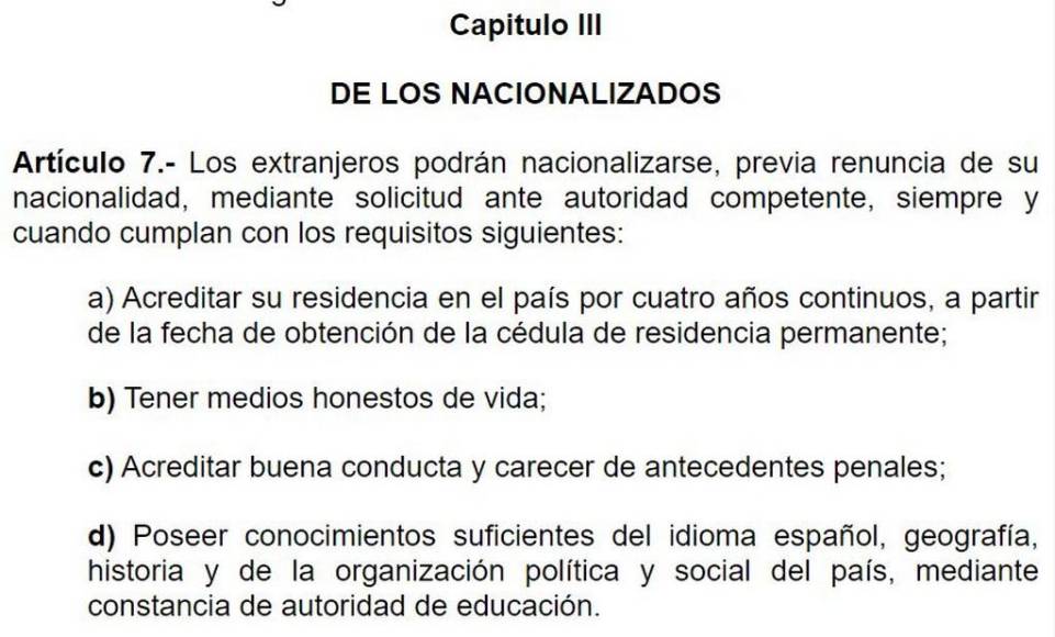 Meses y no tres años, como dice la ley de Nicaragua, residió Ebal Díaz para nacionalizarse en ese país