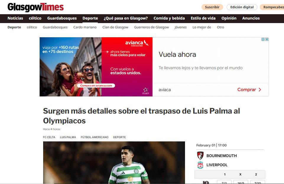 Luis Palma al Olympiacos: Lo que dicen del hondureño en Escocia y Grecia sobre el fichaje