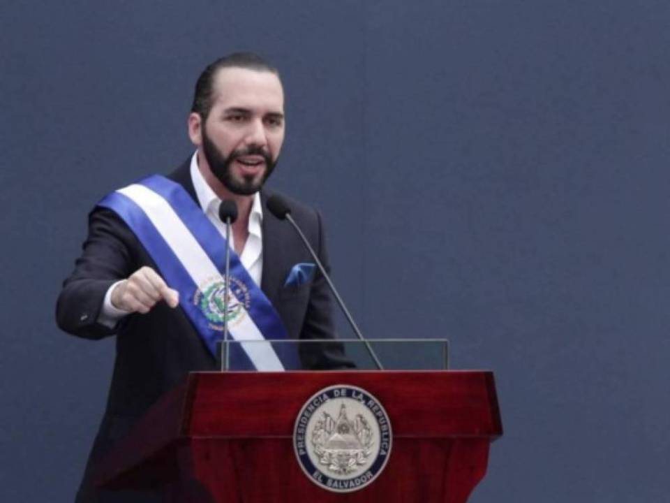 El presidente de El Salvador, Nayib Bukele.