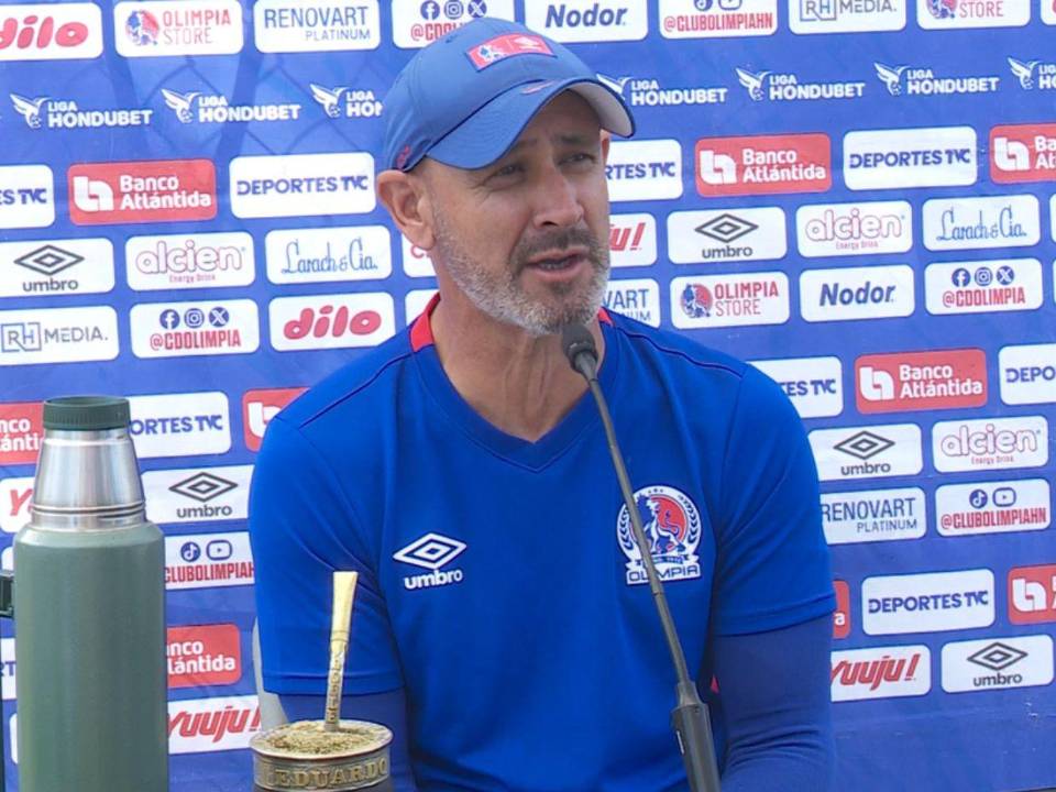 Eduardo Espinel durante la conferencia de prensa de este miércoles.