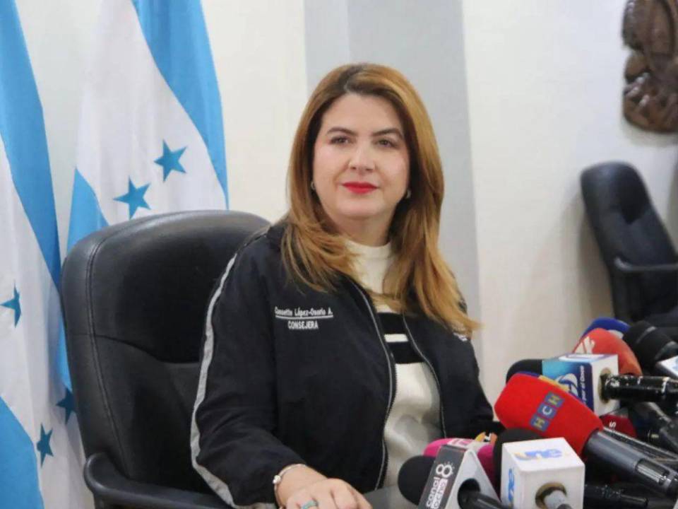 Cossette López Osorio, consejera vocal del Consejo Nacional Electoral de Honduras.
