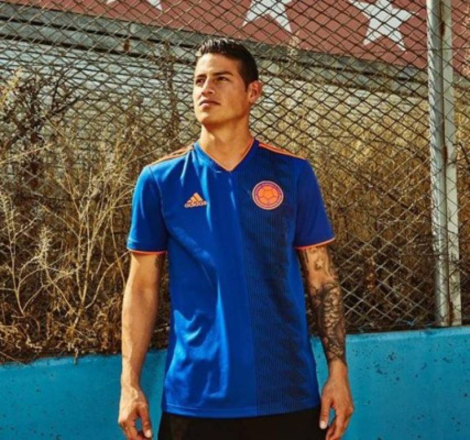 No menos bien recibida fue también la publicación de James Rodríguez con el nuevo uniforme mundialista de la selecta colombiana y la frase: Un país, una pasión. (Foto: Instagram)
