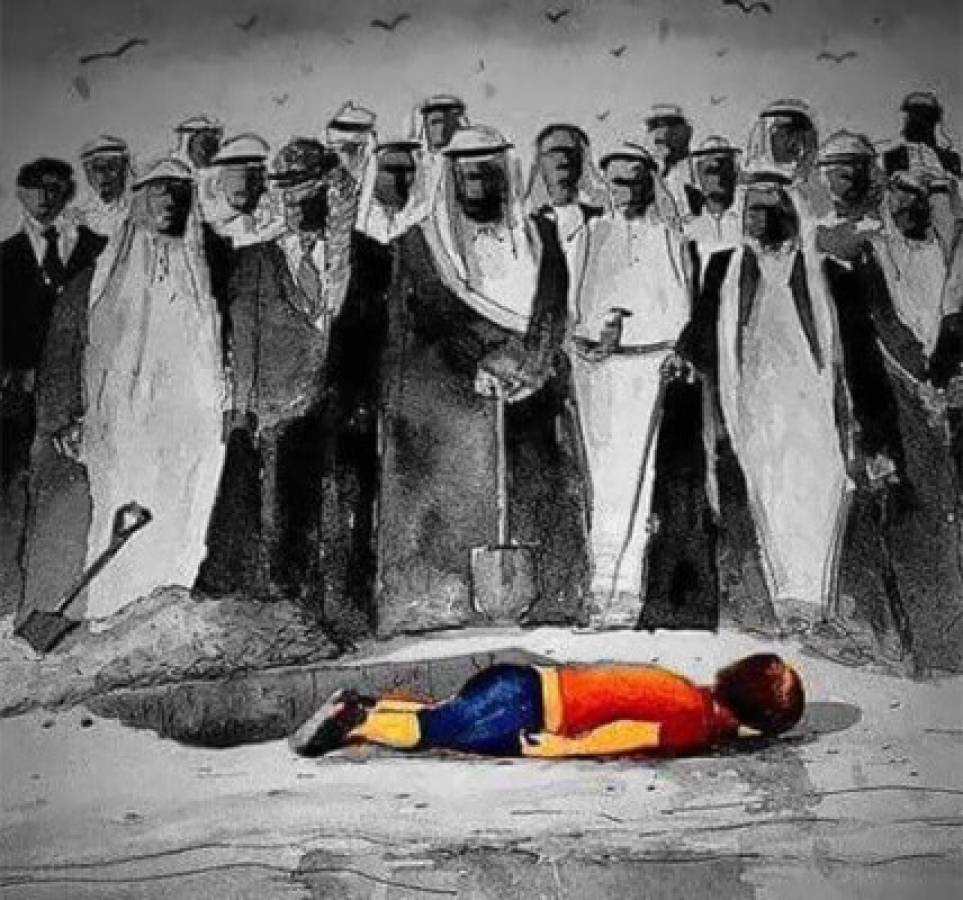 Conmovedores imágenes que lamentan la muerte del niño sirio