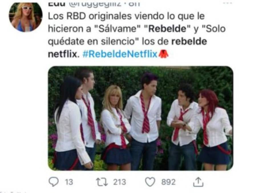 Imperdible: Los mejores memes que dejó el estreno de Rebelde en Netflix