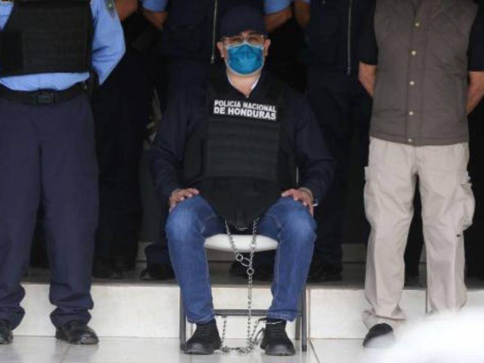 El expresidente de Honduras, Juan Orlando Hernández, fue arrestado el pasado 15 de febrero de 2022.