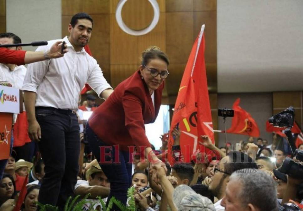 EN FOTOS: Así oficializó Xiomara Castro sus aspiraciones presidenciales
