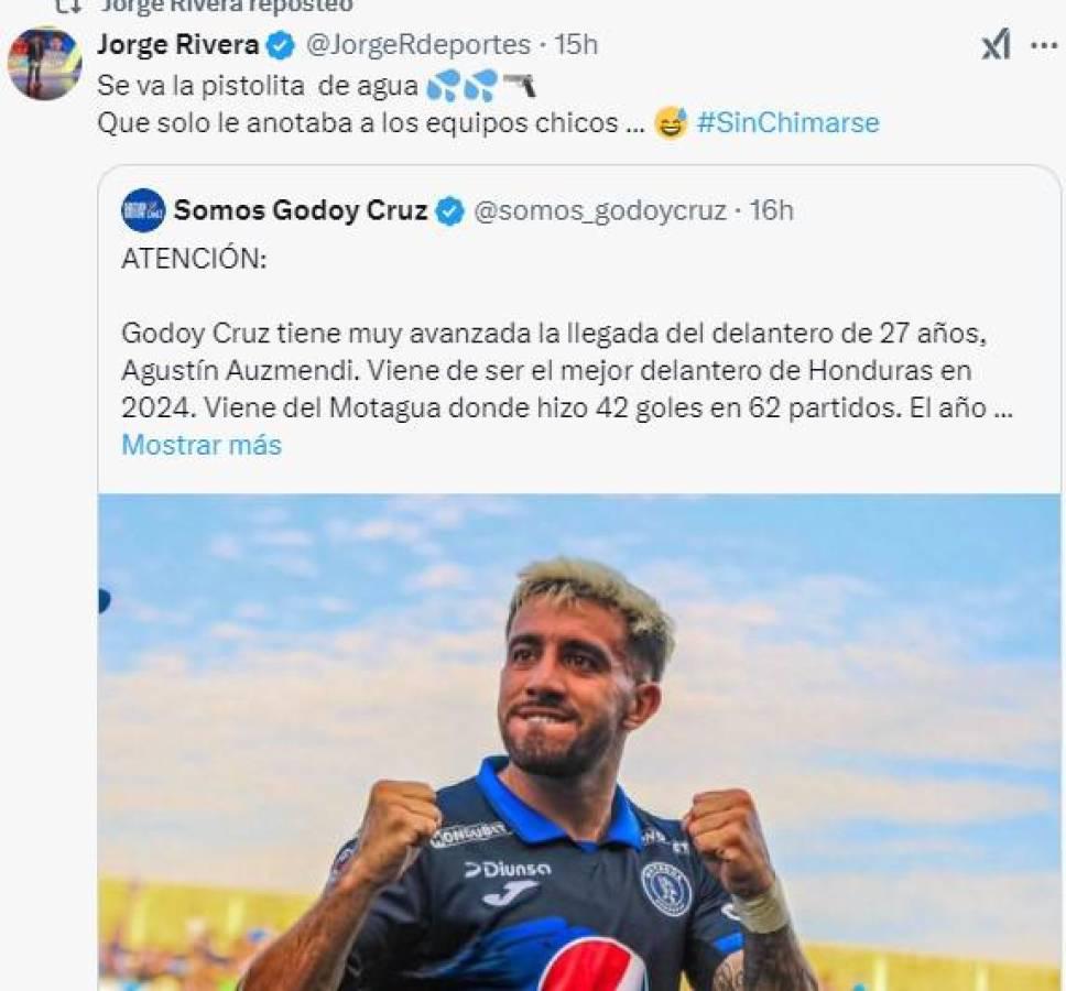 Lo que dicen periodistas y medios argentinos tras fichaje de Agustín Auzmendi por Godoy Cruz