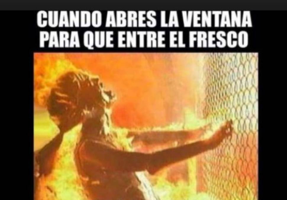 Los divertidos memes que dejan los 40 grados centígrados en San Pedro Sula