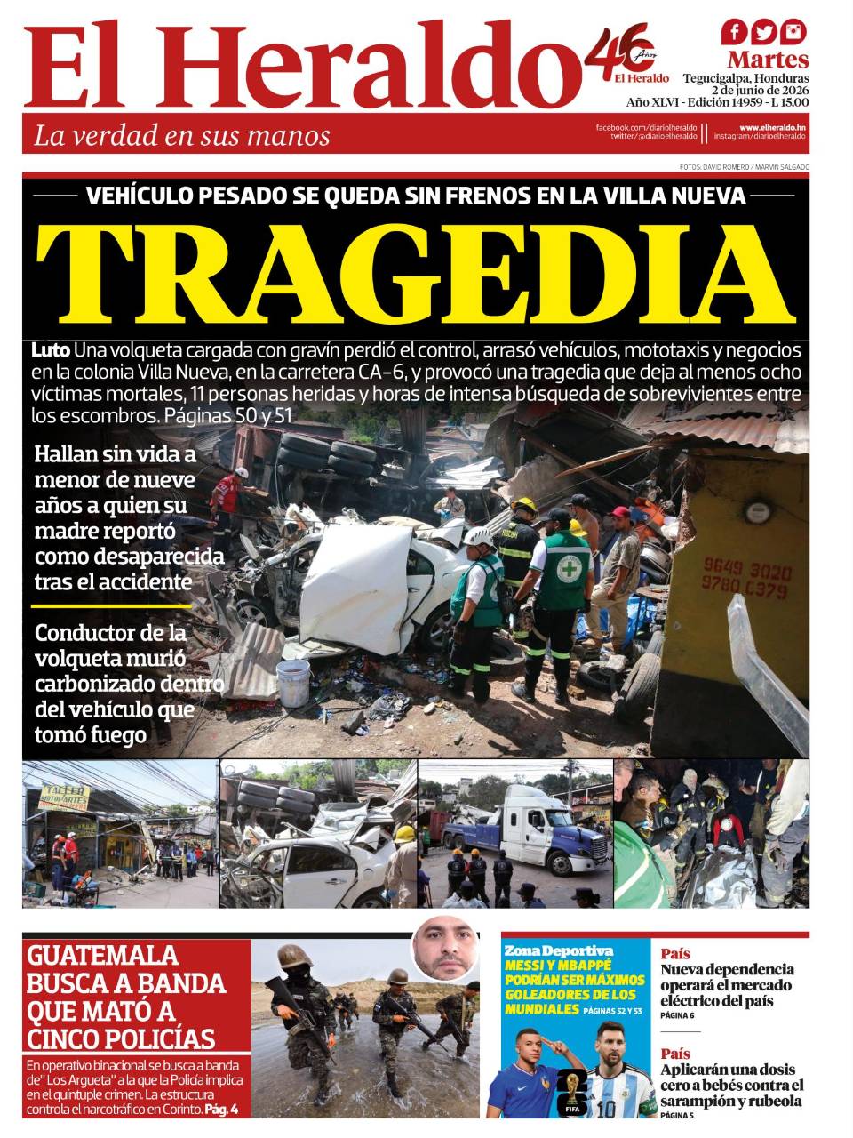 Tragedia en la Villa Nueva