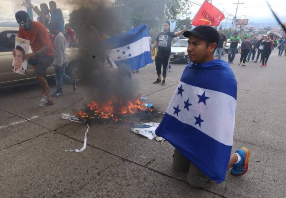 FOTOS: Cronología en imágenes del conflicto político electoral en Honduras