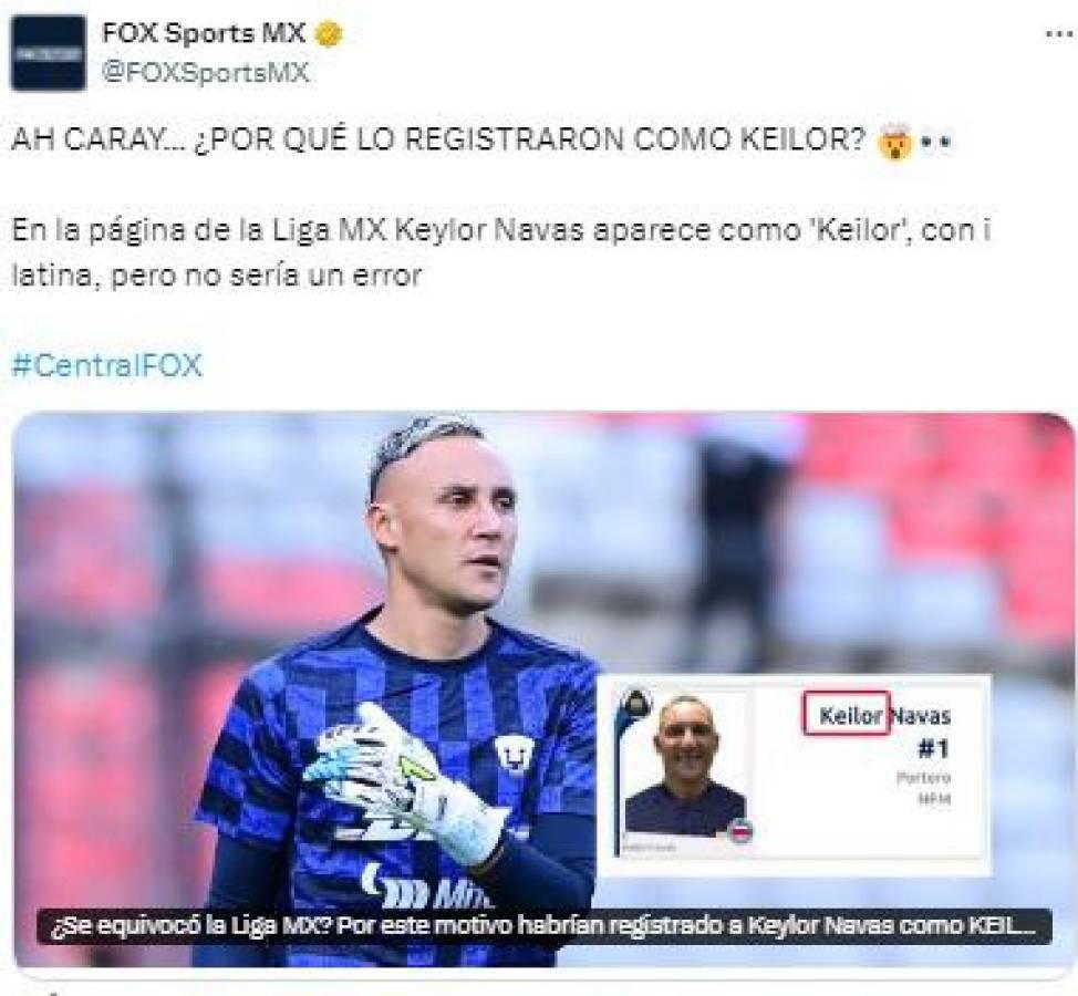 Keylor Navas: revelan el verdadero nombre del ex portero de Real Madrid y ahora de Pumas