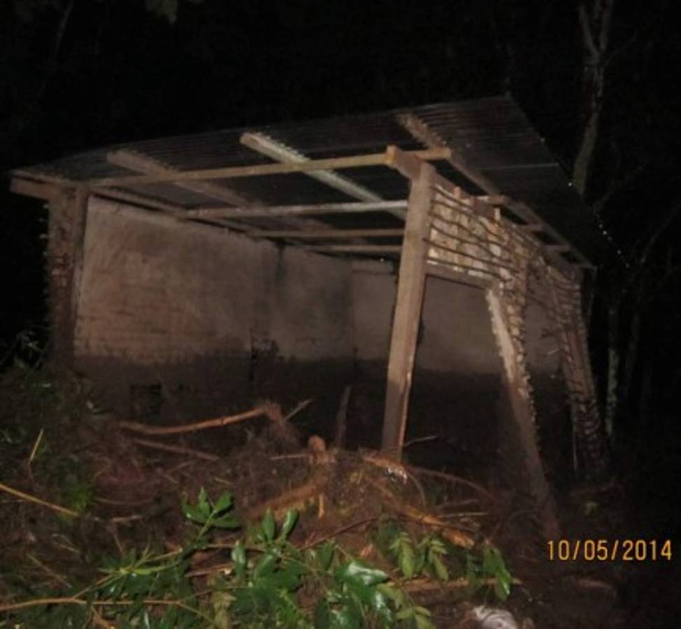 Lluvias causan estragos en oeste de Honduras