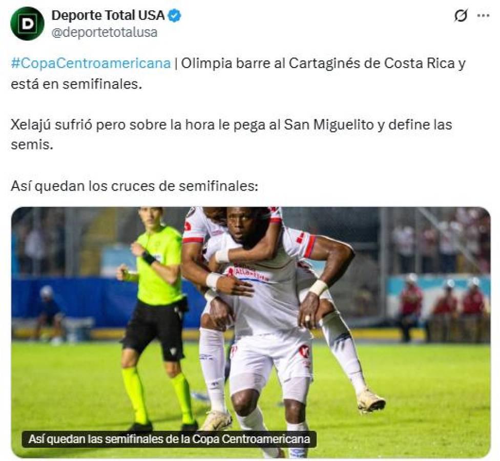 Así reaccionaron los medios de Costa Rica luego de que Olimpia eliminara a Cartaginés
