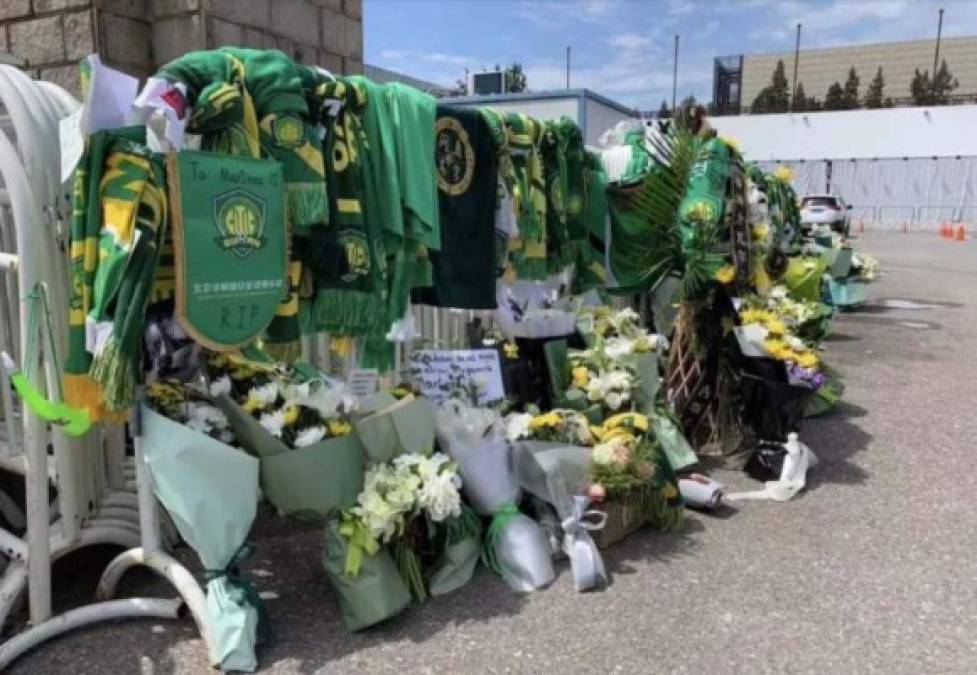 FOTOS: El bonito homenaje del Beijing Guoan al hondureño 'Pery' Martínez