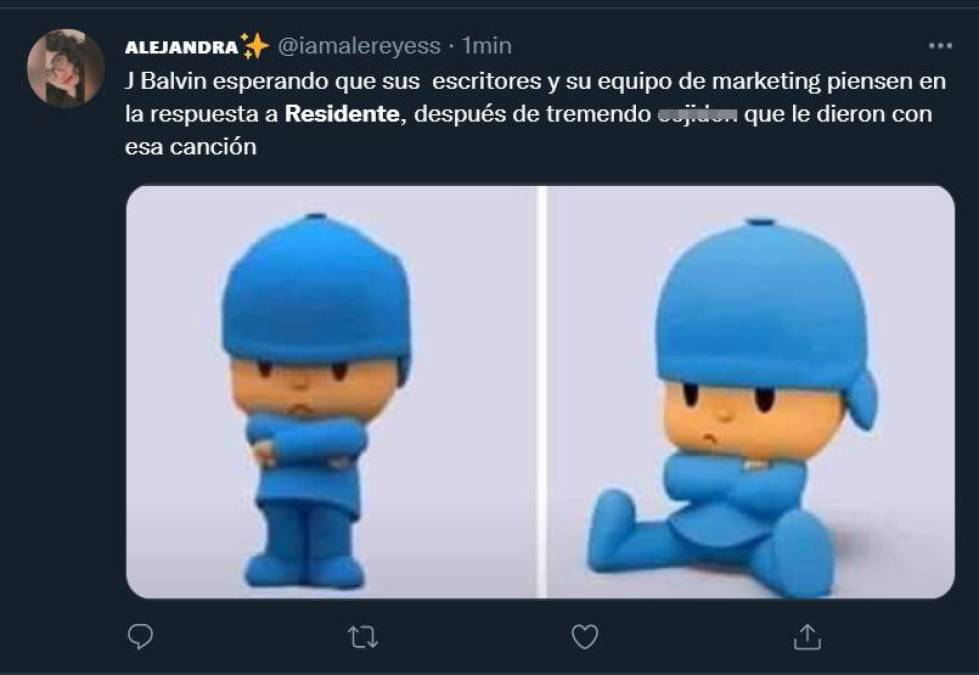 Destrozan con memes a J Balvin tras sesión musical de Residente