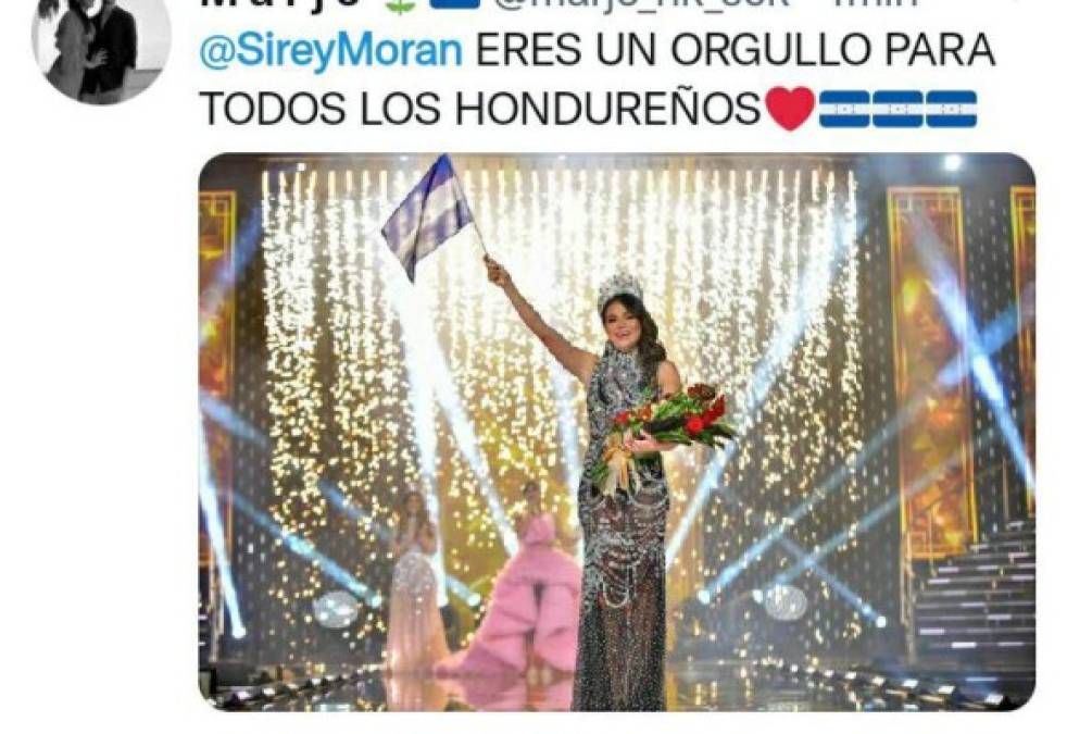 Sirey Morán: Así reaccionaron los hondureños tras ganar la corona de Nuestra Belleza Latina