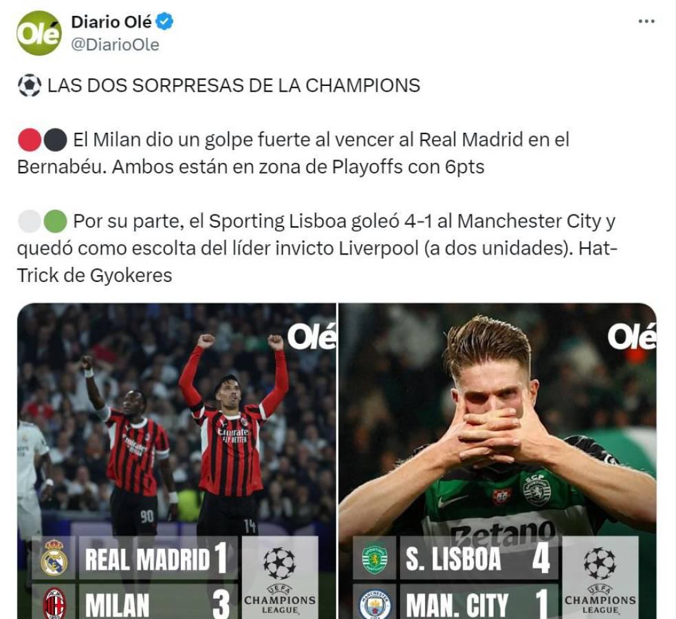 Real Madrid pierde ante Milan y así reacciona la prensa: “Vergüenza, fin del ciclo”