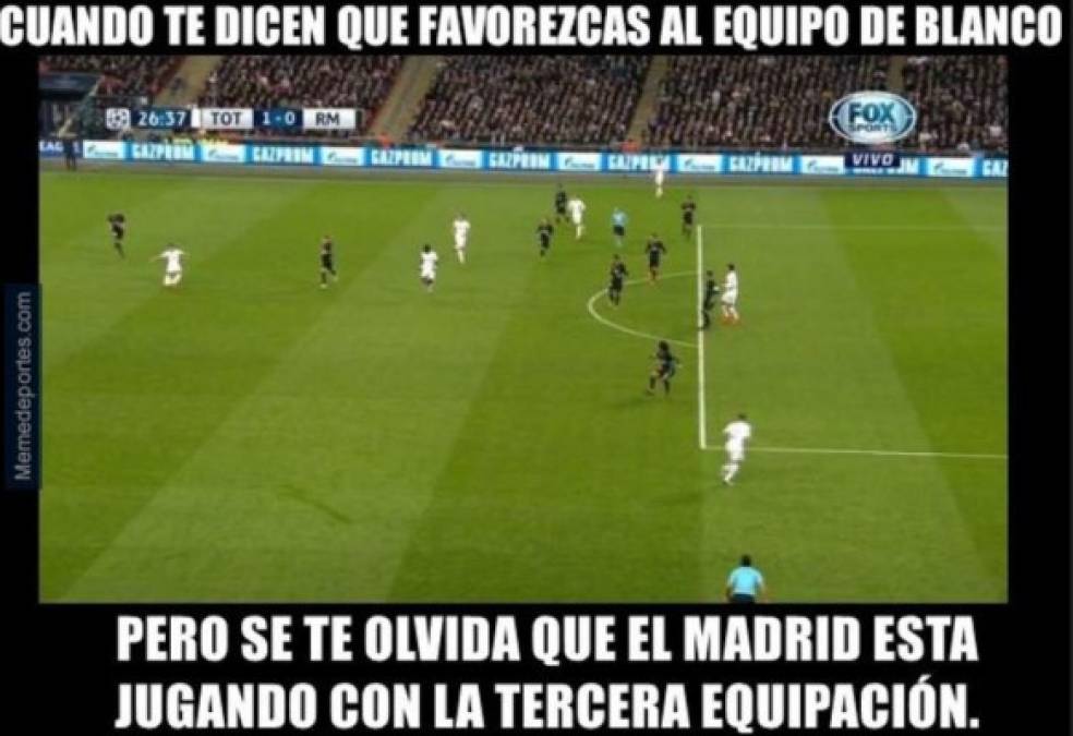 Los más crueles memes contra el Real Madrid tras derrota ante el Tottenham