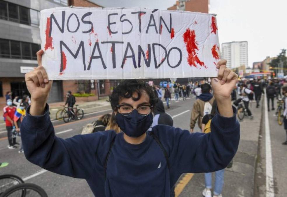 Violencia y descontrol: las imágenes más impactantes de la crisis en Colombia