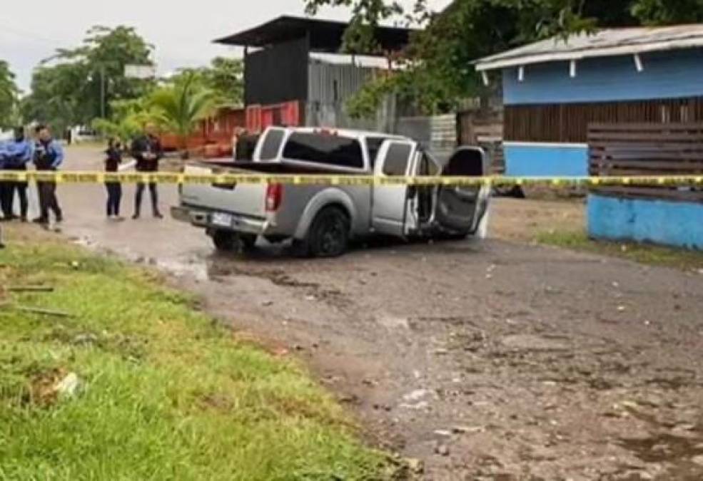 Pandilleros matan a hombre en La Ceiba y se enfrenta a tiros con policías; tras persecución uno terminó muerto y el otro herido