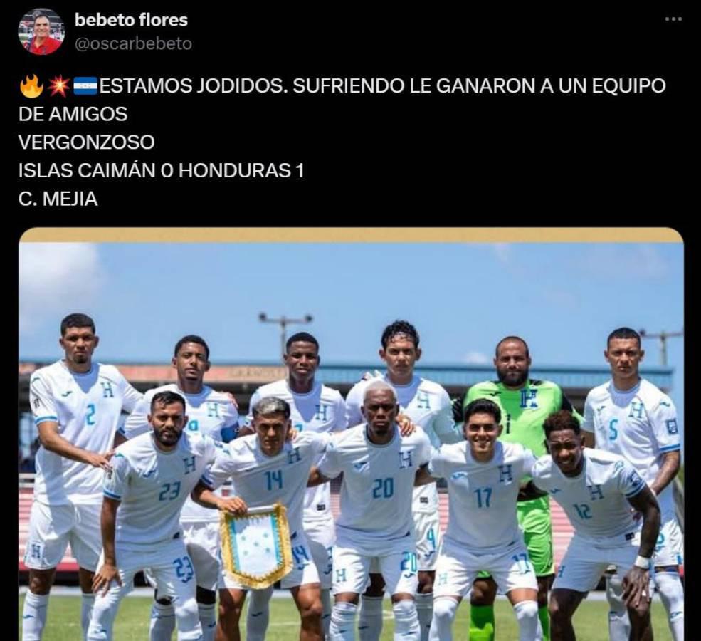 ¡No los perdonan! Así reaccionan los medios tras partido de Honduras ante Islas Caimán