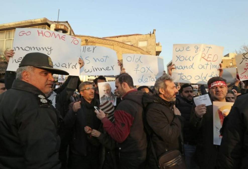 FOTOS: Masivas protestas en Irán, en medio del conflicto con Estados Unidos