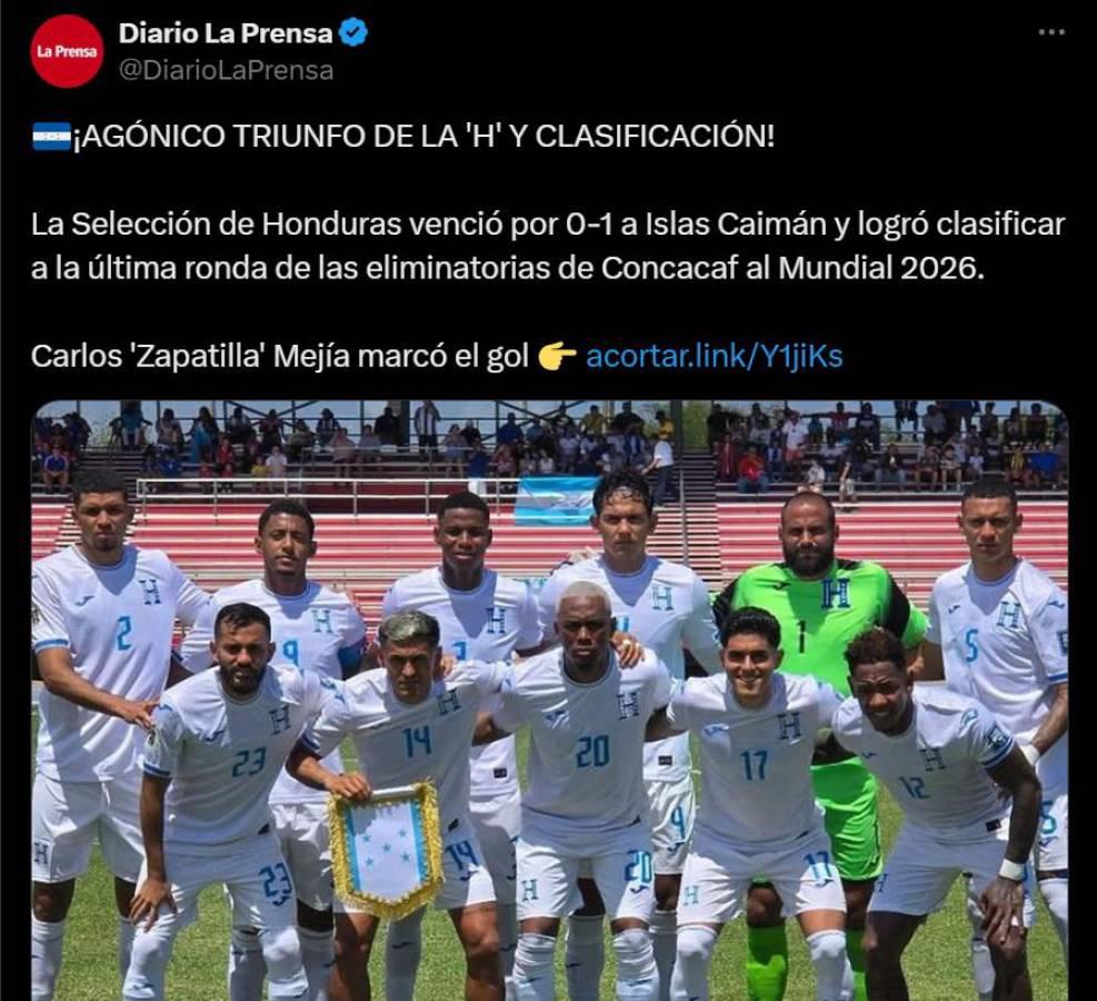 ¡No los perdonan! Así reaccionan los medios tras partido de Honduras ante Islas Caimán