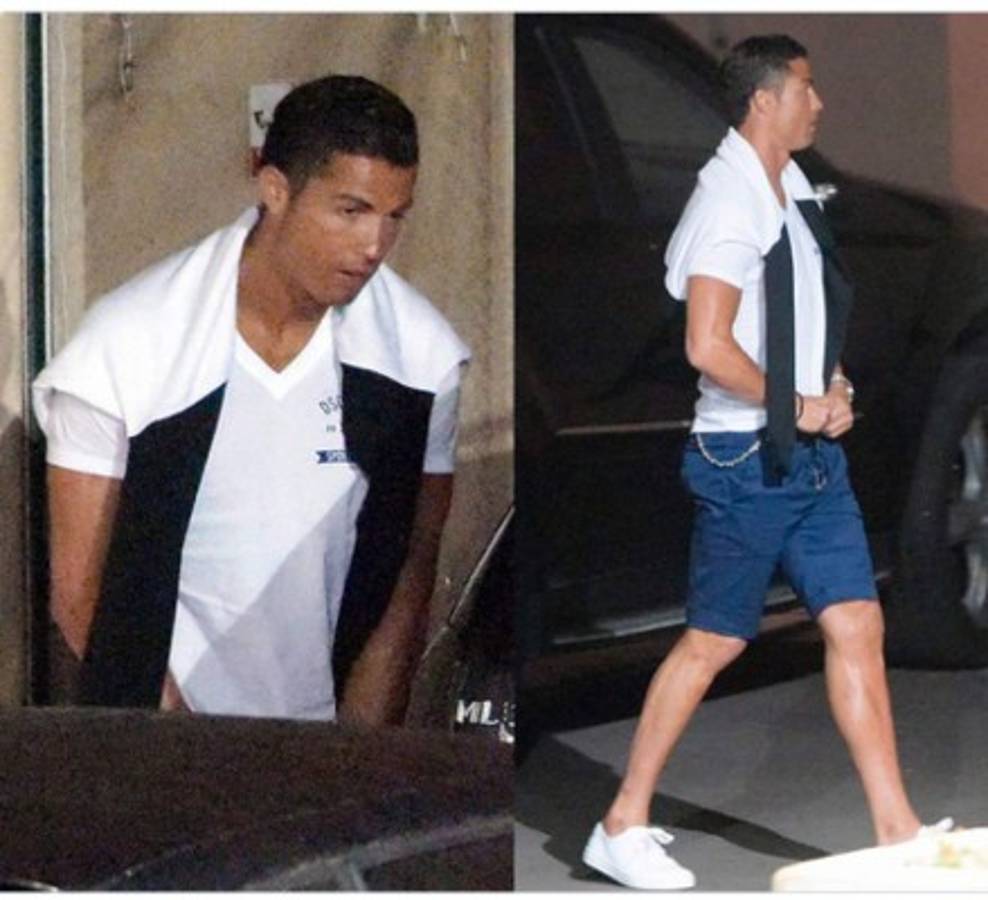 Regañan a Cristiano Ronaldo por orinar en la calle
