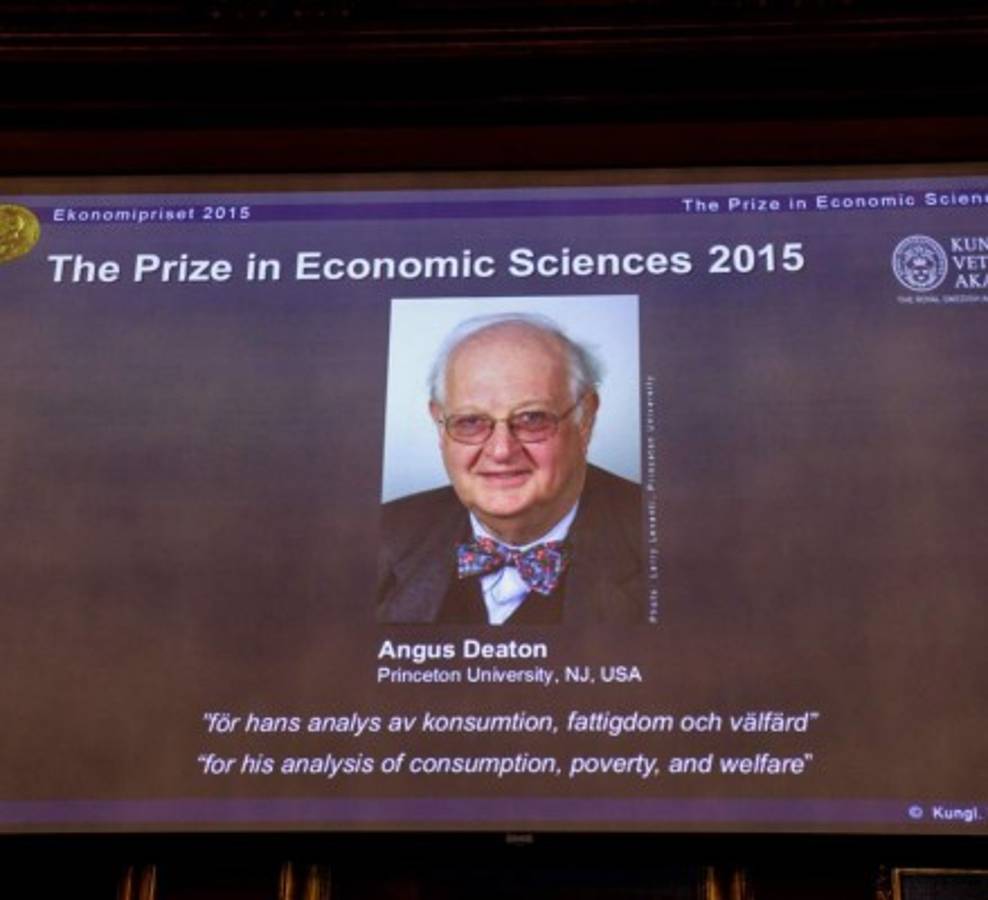 Angus Deaton gana el Premio Nobel de Economía