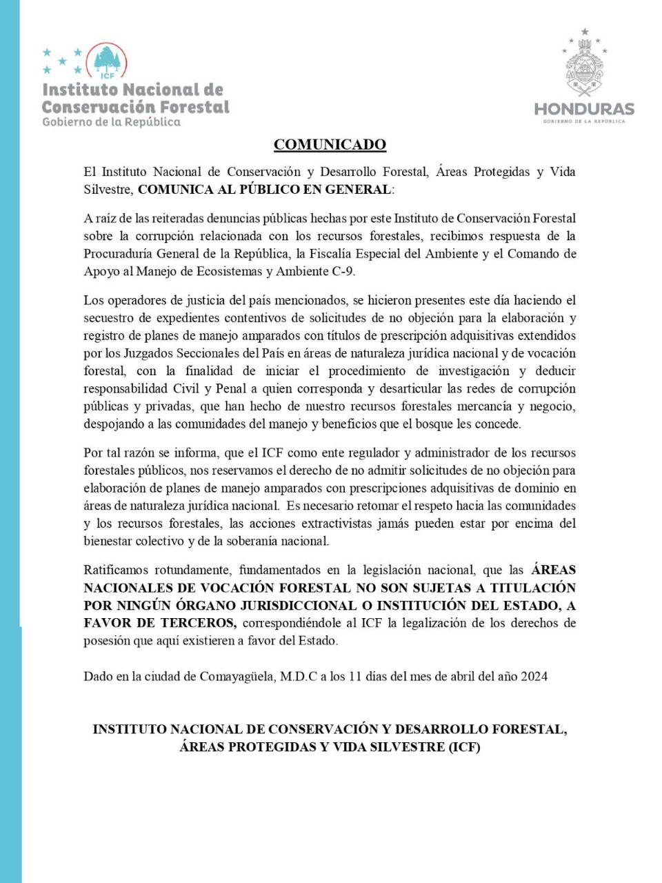 Secuestran documentos en el ICF para investigar irregularidades en títulos de propiedad